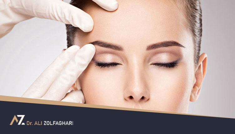 محبوب ترین روش لیفت ابرو با تزریق ژل