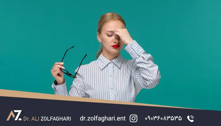 فشار عینک