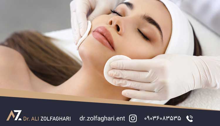  اصلاح صورت بعد از عمل بینی