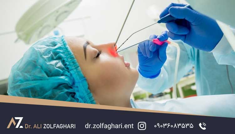 جراحی همزمان بینی و آندوسکوپی سینوس