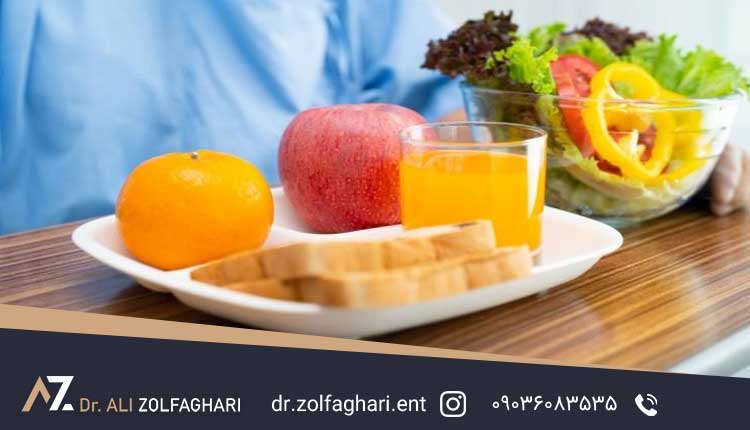 چه غذاهایی بعد از عمل بینی نباید بخوریم ؟
