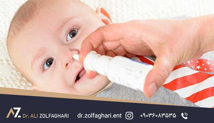 تنگی مجرای بینی نوزاد