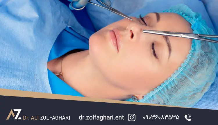 عوارض عمل بینی برای چشم
