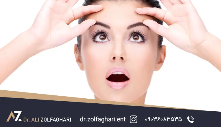 روش های درمان افتادگی پلک با ورزش