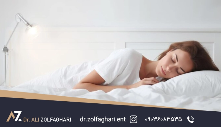 آیا می‌توان بعد از عمل رینوپلاستی به پهلو خوابید؟