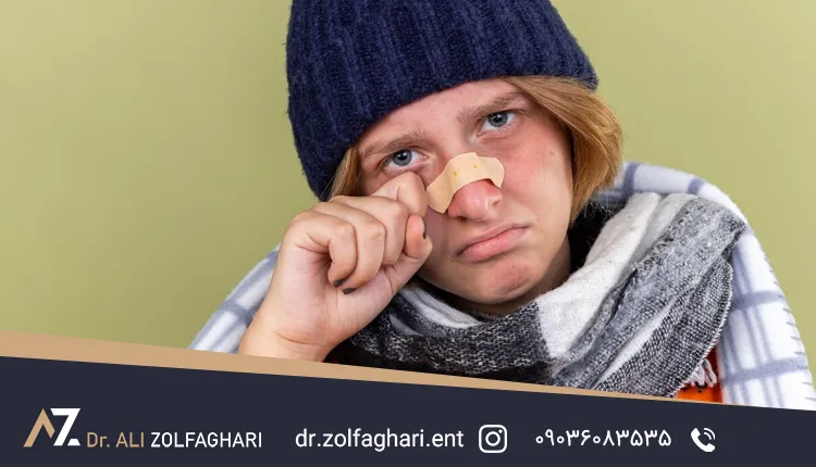 بینی ضرب دیده علائم