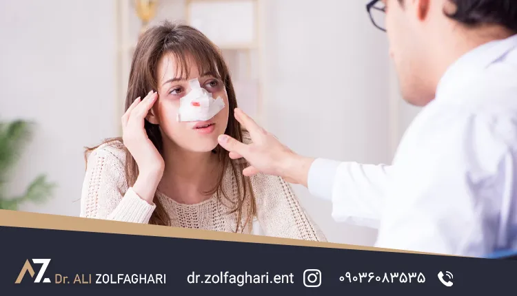 علائم شکستگی بینی