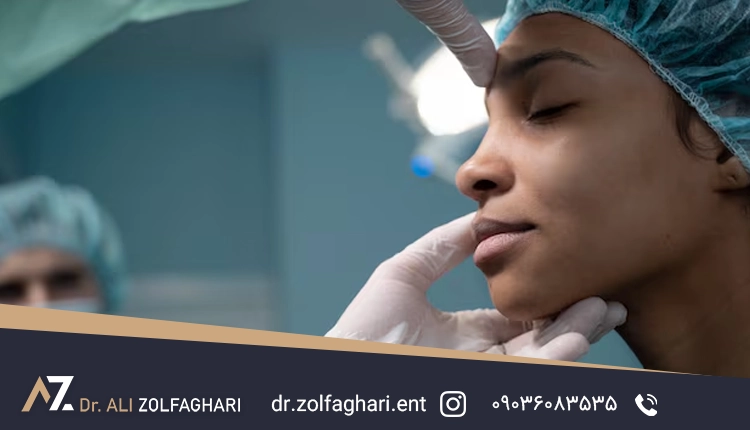 قوس بینی بعد از عمل کی مشخص می شود؟