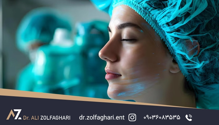 جراحی بینی گوشتی به روش باز