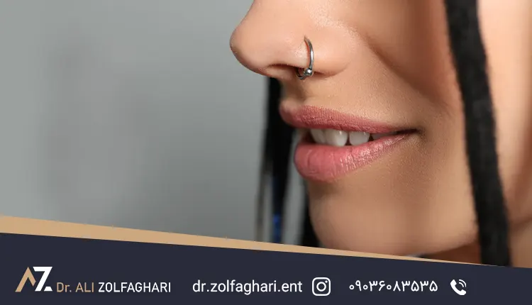 زمان مناسب برای پیرسینگ بعد از رینوپلاستی