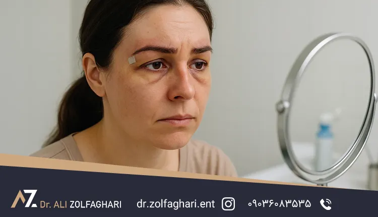 عوارض و معایب جراحی زیبایی ابرو